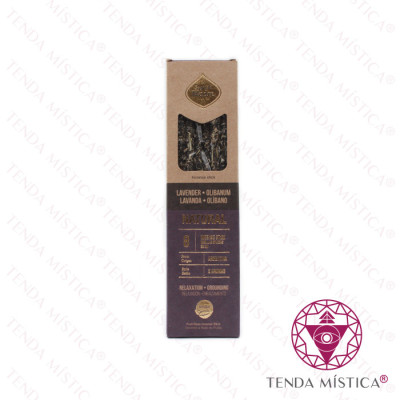 INCENSO SM NATURAL DUPLO AROMA LAVANDA & OLIBANO