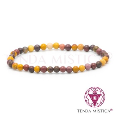 PULSEIRA JASPE MOOKAITE 4MM