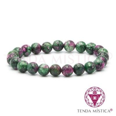 PULSEIRA ZOISITE RUBI 8MM