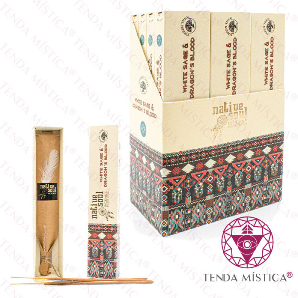 Incenso Native Soul - White Sage e Dragon's Blood