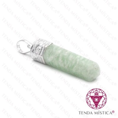 PEDRAS PENDENTES C/BANHO DE PRATA
