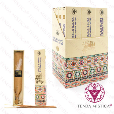 INCENSO NATIVE SOUL - PAU SANTO/AGUA FLORIDA