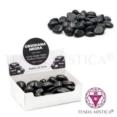 PEDRAS OBSIDIANA NEGRA 250GR