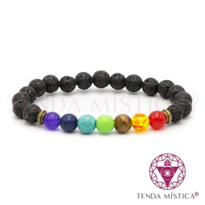 PULSEIRA CHAKRAS VULCANICA 8MM