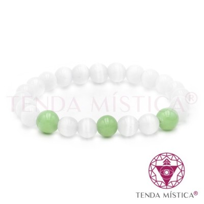 PULSEIRA SELENITE E OUTROS (QUARTZO VERDE)