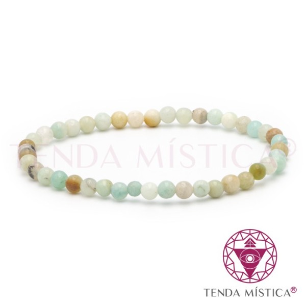 Pulseira Amazonite 4mm