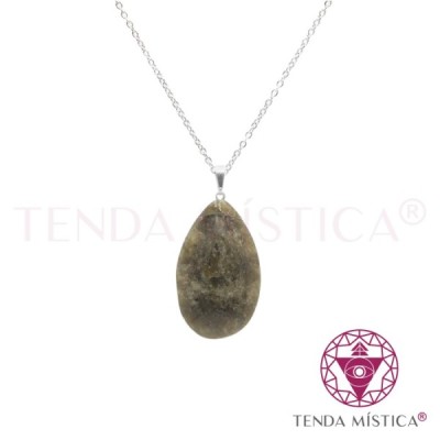 PEDRAS PENDENTES C/BANHO DE PRATA