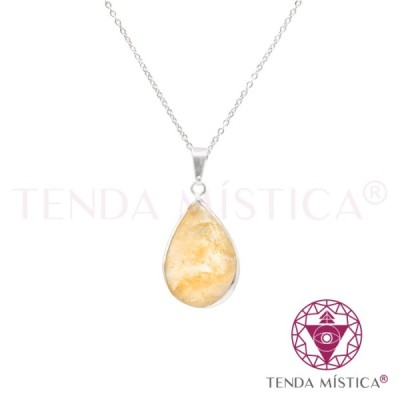 PEDRAS PENDENTES C/BANHO DE PRATA