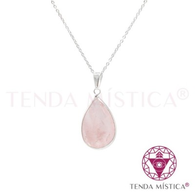 PEDRAS PENDENTES C/BANHO DE PRATA