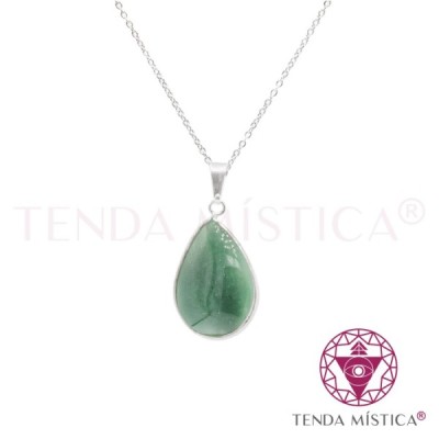 PEDRAS PENDENTES C/BANHO DE PRATA