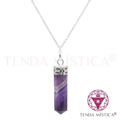 PEDRAS PENDENTES C/BANHO DE PRATA
