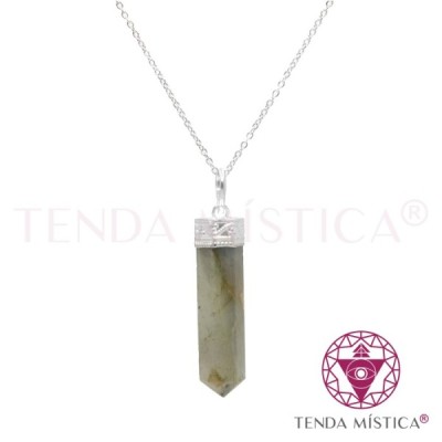 PEDRAS PENDENTES C/BANHO DE PRATA
