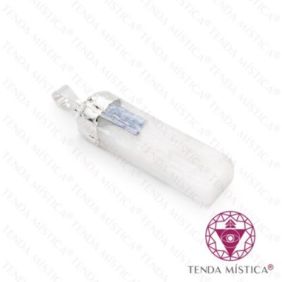 PEDRAS PEND. SELENITE CIANITE PEQ