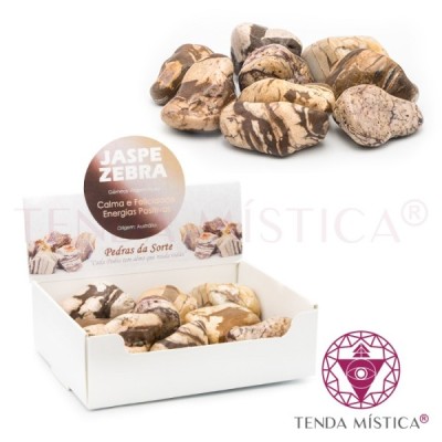 PEDRAS JASPE ZEBRA POL 250G