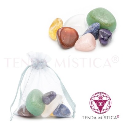 PEDRAS CHAKRAS SACO