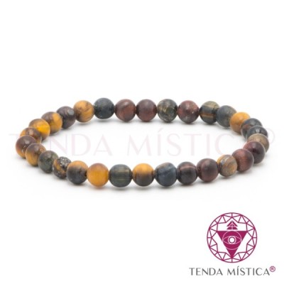 PULSEIRA OLHO BOI TIGRE & FALCÃO 6MM
