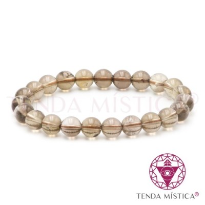 PULSEIRA QUARTZO FUMADO 8MM