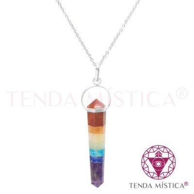 PEDRAS PENDENTES C/BANHO DE PRATA