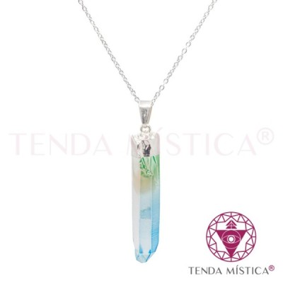 PEDRAS PENDENTES C/BANHO DE PRATA