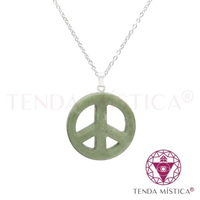 PEDRAS COLAR CIRCULO PAZ JADE