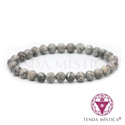 PULSEIRA JASPE ARTICO 6MM