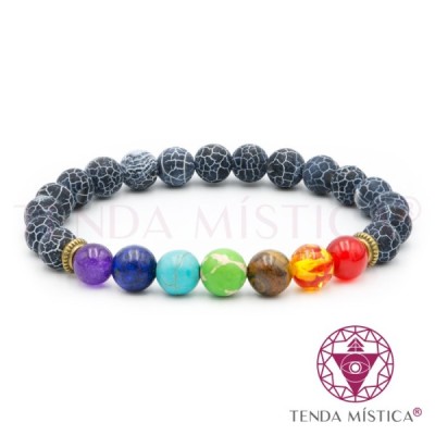 PULSEIRA CHAKRAS AGATA BOTSWANA 8MM