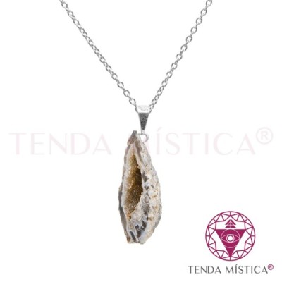 PEDRAS PENDENTES C/BANHO DE PRATA
