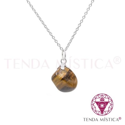 PEDRAS PENDENTES C/BANHO DE PRATA