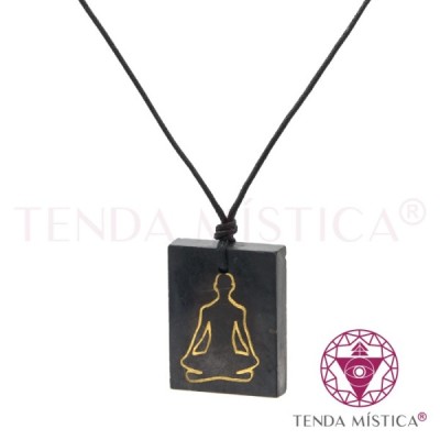 PEDRAS COLARES SHUNGIT TRIÂNGULO