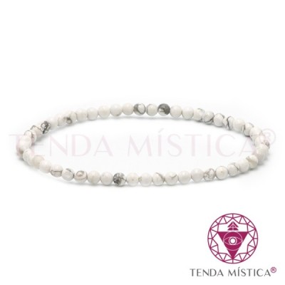 PULSEIRA HOWLITA BRANCA 4MM