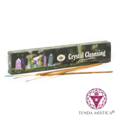 INCENSO GREEN TREE CRYSTAL CLEANSING