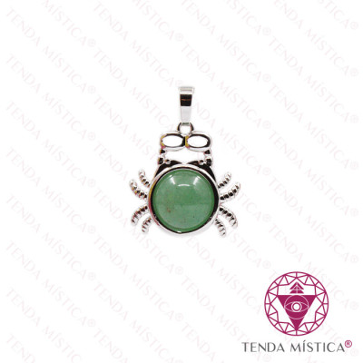 PENDENTE PEDRA SIGNO CARANGUEJO