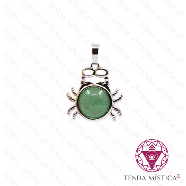 Pendente Pedra Signo Caranguejo