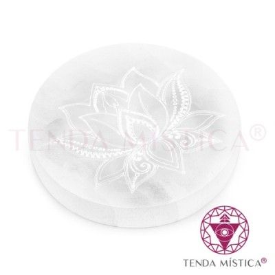 SELENITE BASE GRAVADA VARIAS