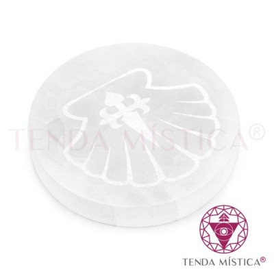 SELENITE BASE GRAVADA VARIAS
