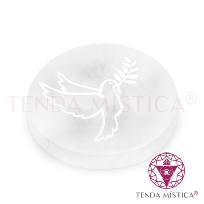 SELENITE BASE GRAVADA VARIAS