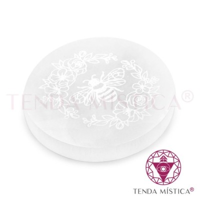 SELENITE BASE GRAVADA VARIAS