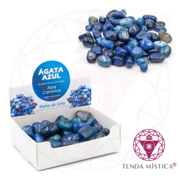 Caixa 250gr Ágata Azul