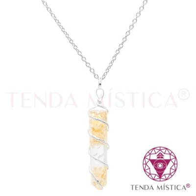 PEDRAS PENDENTES C/BANHO DE PRATA