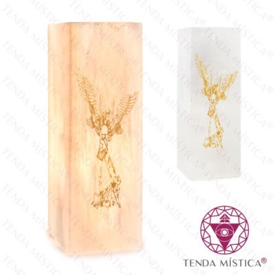 SELENITE CANDEEIRO GRAVADO