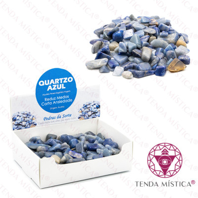 PEDRAS QUARTZO AZUL 250GR