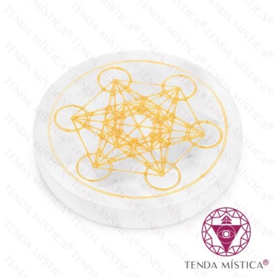 SELENITE BASE GRAVADA VARIAS