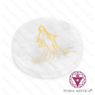 SELENITE BASE GRAVADA VARIAS