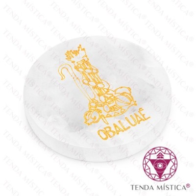 SELENITE BASE GRAVADA VARIAS