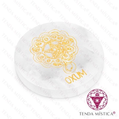 SELENITE BASE GRAVADA VARIAS