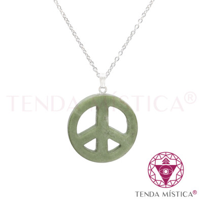 PEDRAS COLAR CIRCULO PAZ JADE