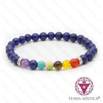PULSEIRA CHAKRAS LAPIZ 6MM