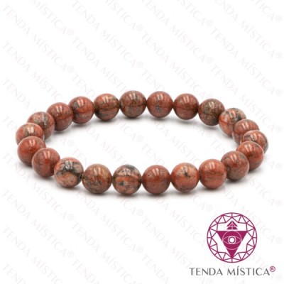 PULSEIRA OBSIDIANA MOGNO 8MM