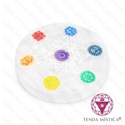 SELENITE BASE GRAVADA VARIAS