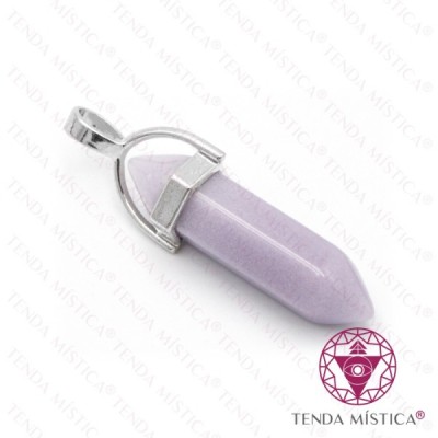 PENDENTE 2 PONTAS KUNZITE